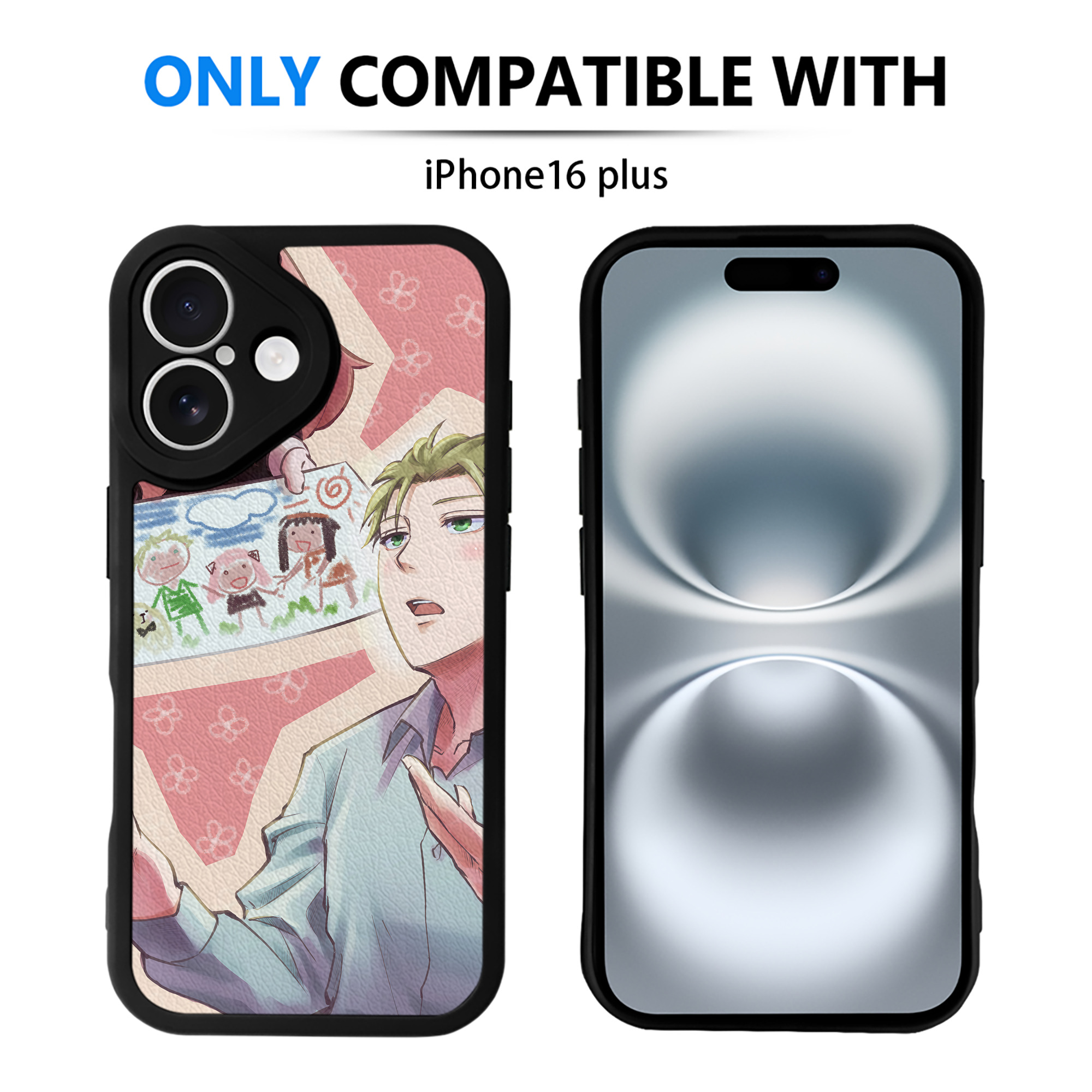 （画像用） SPY×FAMILY间谍家家酒 【iPhone 16シリーズ対応】シリコンスマホケース（レザー調） 材質：シリコン